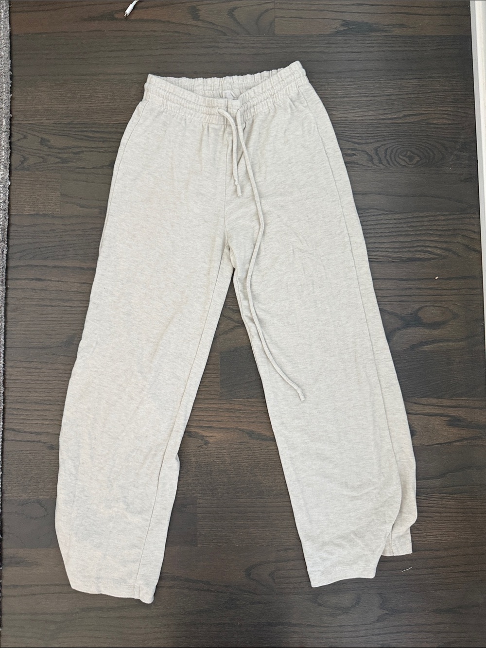 Wilfred Free Drawstring Sweatpants - Light Heather Gray